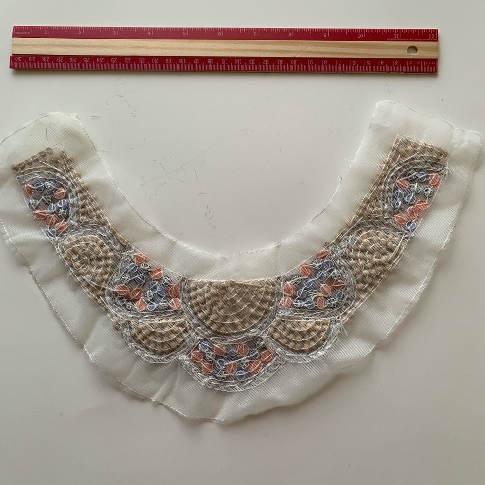 Vintage Appliqué for Decoration neckline blouse, dress - Picture 6 of 8